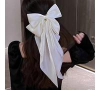 1 pièce Clip à cheveux décoratif avec nœud et ruban à la mode pour femmes. Pinces à cheveux mignonnes, barrettes, accessoires pour cheveux, accessoires de tête, épingles à cheveux, élégants, pour l'éc