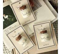 1 pièce - Coffret de bougies d'aromathérapie de voyage 20 ml, bougie parfumée de qualité supérieure, petit cadeau, accessoire photo, souvenir 1 pièce (brise marine salée),1 pièce (thé blanc qinghuan),