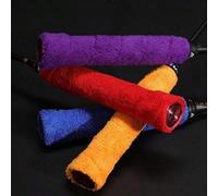 1 pièce Colle de claquoir de badminton avec une sensation de main épaisse, forte absorption d'eau, doux et confortable, anti-corrosion et anti-odeur. Convient pour raquette de badminton, raquette de t
