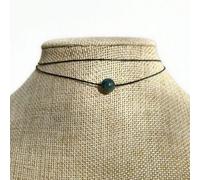 1 pièce Collier en cristal guérisseur, Collier en jade, Collier en pierre gemme unique, Bijoux faits main, Collier élégant, Collier pour un port quotidien, Cadeau abordable pierre