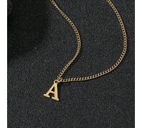 1 pièce Collier pendentif lettre minimaliste en acier inoxydable pour hommes, convient pour les voyages et les photos L,M,S,H,A,T,O,X,B,C,D,E,F,G,I,J,K,N,P,Q,R,U,V,W,Y,ZAcier inoxydable