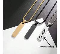 1 pièce Collier personnalisé - Style simple classique, convient pour un usage quotidien, pour les anniversaires, la fête des mères, la Saint-Valentin, pour maman, sœur, épouse, amante, petite amie Aci