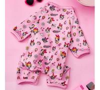 1 pièce Combinaison pour animal de compagnie de style sportif, style sorcière lapin, imprimé lettres, foudre, amour, rose rouge, peau douce et respirante L,M,S,XL,XS,XXL,XXSTout ImpriméÉtoffe