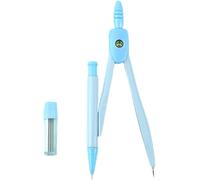 1 Pièce Compas Avec Crayon Mécanique,Compas Scolaire De Précision,Compas Professionnel,Compas À Réglage Rapide,Compas En Métal,Pour Menuisier/Dessin/Travail Du Cuir (Bleu)
