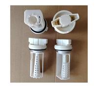 1 pièce compatible avec #19902A #15695C S&a&m&su&n&g M&i&d&e&a Little Swan L/G Si&e&m&e&ns bouchon de vidange d'eau de lavage de tambour en maille(Black#19902A)