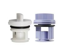 1 pièce compatible avec le couvercle du bouton de vidange de la pompe de vidange du tambour de lave-linge Siemens/Bosch, filtre, bouchon d'eau, bouchons d'eau(1PCS Blue)