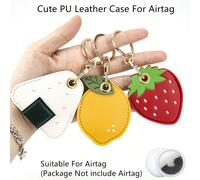 1 pièce Compatible avec le traqueur Airtag, Étui de protection en PU mignon, Coque de protection PU design unique au monde, Boîte de protection PU mignonne, Étui de protection PU style INS enveloppé à