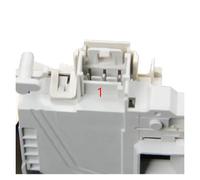 1 pièce compatible for Siemens, serrure de porte de machine à laver à tambour WS10M368TI/WM10S360TI, accessoires d'interrupteur de porte(1 UK)