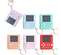 1 pièce Console de jeu vidéo rétro portable et mini avec porte-clés, jouets pour enfants rappelant les souvenirs d'enfance des années 80/90, avec de multiples jeux classiques intégrés. Jouet électroni