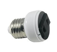 1 Pièce Convertisseur E27 Cache-prises Avec Convertisseur Prise Adaptateur, Douille,Sortie D'ampoule Support De Lampe Brancher Ampoules pour la maison et le studio