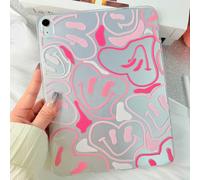 1 pièce Coque de tablette en TPU transparente et souple avec design peint de cœur rouge et rose. Légère, super fine, simple/fraîche/personnalisée/créative/intéressante. Compatible avec iPad Mini1/2/3/