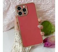 1 pièce Coque de téléphone 3D électroplaquée de couleur unie anti-chute en TPU compatible avec iPhone 17 Pro Max, 16 Pro Max et Galaxy S23 Ultra, Galaxy S24 Ultra Galaxy S8+,Galaxy S9+,Galaxy S10,Gala