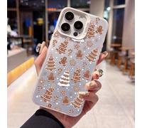 1 pièce Coque de téléphone blanche à la mode avec motif de Noël et protection intégrale, idéale pour un usage quotidien, idéale pour les voyageurs et les cadeaux d'Halloween. Compatible avec iPhone XR