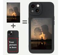 1 pièce Coque de téléphone personnalisée, transparente, souple et , avec photo personnalisée de scénario de vie, famille, bébé, amis. Compatible avec 11 12 13 14 15 16 Pro Max, A55 A54 A53 A14, S25 S2