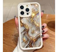 1 pièce Coque de téléphone résistante aux chocs, de couleur marron café, avec motif de marbre et protection précise de l'appareil photo, compatible avec Apple 11 Pro Max/12 Pro Max/13 Pro Max/14 Pro M