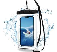 1 Pièce Coque Waterproof,Coque Etanche,Pochette Etanche Téléphone,Waterproof Phone Case,Protection Etanche Telephone,pour aux écrans de Moins de 6,8 Pouces(Noir)