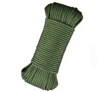 1 pièce Corde paracorde robuste et incassable de 100 pi/31 m avec âme à 7 brins, équipement de camping extérieur, cordage de tente - Corde de survie pour le camping, les pique-niques, les laisses pour