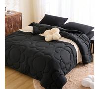 1 pièce Couette florale chaude et moelleuse pour toutes les saisons avec pattes de coin, insert de couette alternative au duvet de confort de nuage pour tous les lits 150cm*200cm,200cm*200cm,135cm*200
