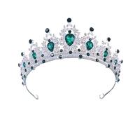 1 Pièce Couronne De Mariée For Femme, Fête Mariage, Bal, Célébration, Bandeau En Cristal, Costume Gothique, Accessoire Cheveux Luxueux, Cadeau Convient à De Nombreuses Occasions(Colour H)