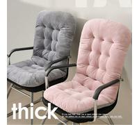 1 pièce Coussin de banc super doux en peluche, ensemble de coussin de siège et de épaissi pour chaise de bureau, fauteuil à bascule, automne/hiver Coussin de banc en velours ultra doux 45 x 94 cm [mar