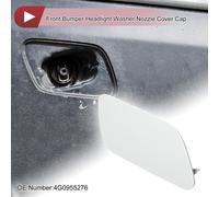 1 Pièce Couvercle De Buse De Lave-Phares De Pare-Chocs Avant Droit Pour Audi A6 C7 2012-2017 Couvercle De Buse De Pare-Chocs No.4G0955276 En Plastique Blanc