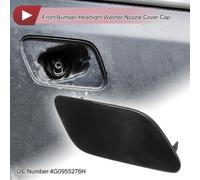 1 Pièce Couvercle De Buse De Lave-Phares De Pare-Chocs Avant Droit Pour Audi A6 (C7) 2015-2018 Couvercle De Buse De Pare-Chocs No.4G0955276H En Plastique Noir