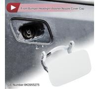 1 Pièce Couvercle De Buse De Lave-Phares De Pare-Chocs Avant Gauche Pour Audi A4 2013-2016 Couvercle De Buse De Pare-Chocs No.8K0955275 En Plastique Blanc