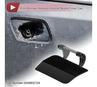 1 Pièce Couvercle De Buse De Lave-Phares De Pare-Chocs Avant Gauche Pour Mercedes-Benz C350 2008-2014 Couvercle De Buse De Pare-Chocs No.2048802124 Noir