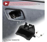 1 Pièce Couvercle De Buse De Lave-Phares De Pare-Chocs Avant Gauche Pour Mercedes-Benz Ml350 2003-2011 Couvercle De Buse De Pare-Chocs No.1648600708 Noir