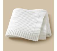 1 pièce Couverture bébé simple en tricot pour les quatre saisons, convient pour une utilisation dans les poussettes ou comme une couverture d'amour pour la Saint-Valentin Taille UniqueTricots