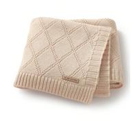 1 pièce Couverture bébé tricotée confortable et simple pour toutes les saisons, Amour Saint-Valentin Taille UniqueUnicoloreTricots