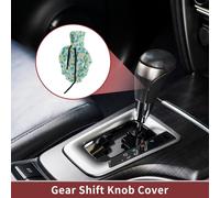 1 Pièce Couvre-Bouton De Levier De Vitesse Décoration Bâton De Protection De Poignée De Changement 15X11Cm Style Sweat À Capuche Fruit Bleu Vert Blanc Polyester