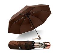 1 pièce crâne entièrement automatique, parapluie tendance de personnalité créative, parapluie de crâne, tendance de personnalité créative hommes et femmes, parapluie double pliant, parapluie compact e