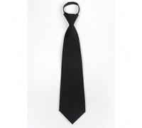 1 pièce Cravate éclair rouge et noire de 45 cm de long, cravate facile à porter pour hommes en tenue de travail formelle, convenant aux environnements professionnels, aux fêtes et aux réunions Taille 