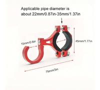 1 pièce Crochet de rangement multifonctions universel pour montage avant de vélo électrique/vélo 1 pièce/noir,1 pièce/bleu,1 pièce/rouge,1 pièce/gris,1 pièce/argent,1 pièce/orAluminium