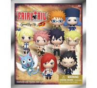 1 pièce Crunchyroll Fairy Tail Figurine 3D sous licence officielle dans un sac aveugle, porte-clés, décoration de sac à dos pour collectionneur d'anime. Personnages : Natsu, Lucy, Gray, Erza, Happy Ta