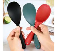 1 pièce Cuillère à riz en silicone résistante à la chaleur et anti-adhésive - Conception ergonomique, durable et facile à nettoyer, convient pour le riz, les salades, les purées de pommes de terre, et