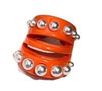 1 pièce d ' anneaux ouverts réglables avec un design découpé creux et des bijoux en résine d ' imitation de perles pour un port confortable Anneaux ouverts élégants