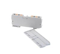 1 pièce D-PT4-QUATTRO Cache d'extrémité for borniers de rail DIN PT4-QUATTRO Plaque de recouvrement d'extrémité 76,7 x 26,2 x 2,2 mm