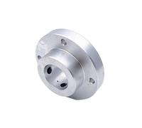 1 pièce d'accouplement à bride en alliage d'aluminium, 2mm 3mm 3.17mm 4mm 5mm 6mm 6.35mm 7mm 8mm 9mm 10mm 22mm, trou de 50mm de diamètre, joint de connexion d'arbre de transmission rigide(ID7mm)