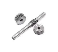 1 pièce de 1,5 module, réducteur à vis sans fin à 35 dents, trou et rapport de transmission de 1,5 m, 1:35 45 # acier pour pièces CNC