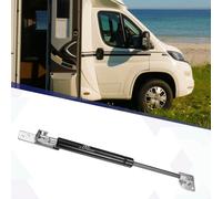 1 pièce de 12 pouces 112 lb/500N Vérins à gaz noirs avec support de montage pour pivot à bille Universel pour camping-car voiture camion bateau