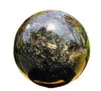 1 pièce de 1300 à 1400 g de cristal de quartz astrophyllite, la boule sphérique