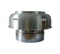 1 pièce de 4 à 8 pouces, couvercle ventilation toit en forme champignon résistant aux intempéries, 5" / 6" cheminée, capot aluminium couleur unie Grille de Ventilation(8 Inch)