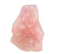 1 pièce de 450 à 500 g de grande pierre brute en cristal de quartz rose