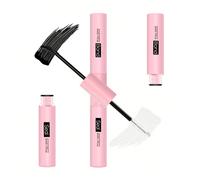 1 pièce de 5 ml + 5 ml de colle à cils nouvelle et améliorée, adhésif pour faux cils imperméable à double embout, renforce les faux cils, crée un maquillage parfait ABS
