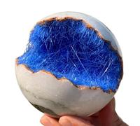 1 pièce de 900 à 1000 g, rare boule de minerai de phosphore et de magnésium souriante, décoration spirituelle for la maison et le bureau