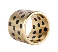 1 pièce de bague autolubrifiante en laiton 18/20/25/30/35/40 mm, palier à manchon en cuivre graphite pour équipement mécanique,40x50x45mm,IDxODxH