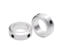 1 pièce de bagues d'arrêt à vis, bague de retenue d'arbre SOH6 SOH8 SOH10~SOH50, localisateur de retenue, bague de limite de fixation en alliage d'aluminium(SOH6(6x12x6mm))