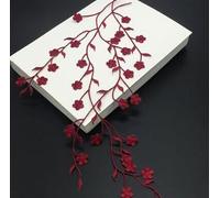 1 pièce de belles broderies florales à repasser sur des patchs